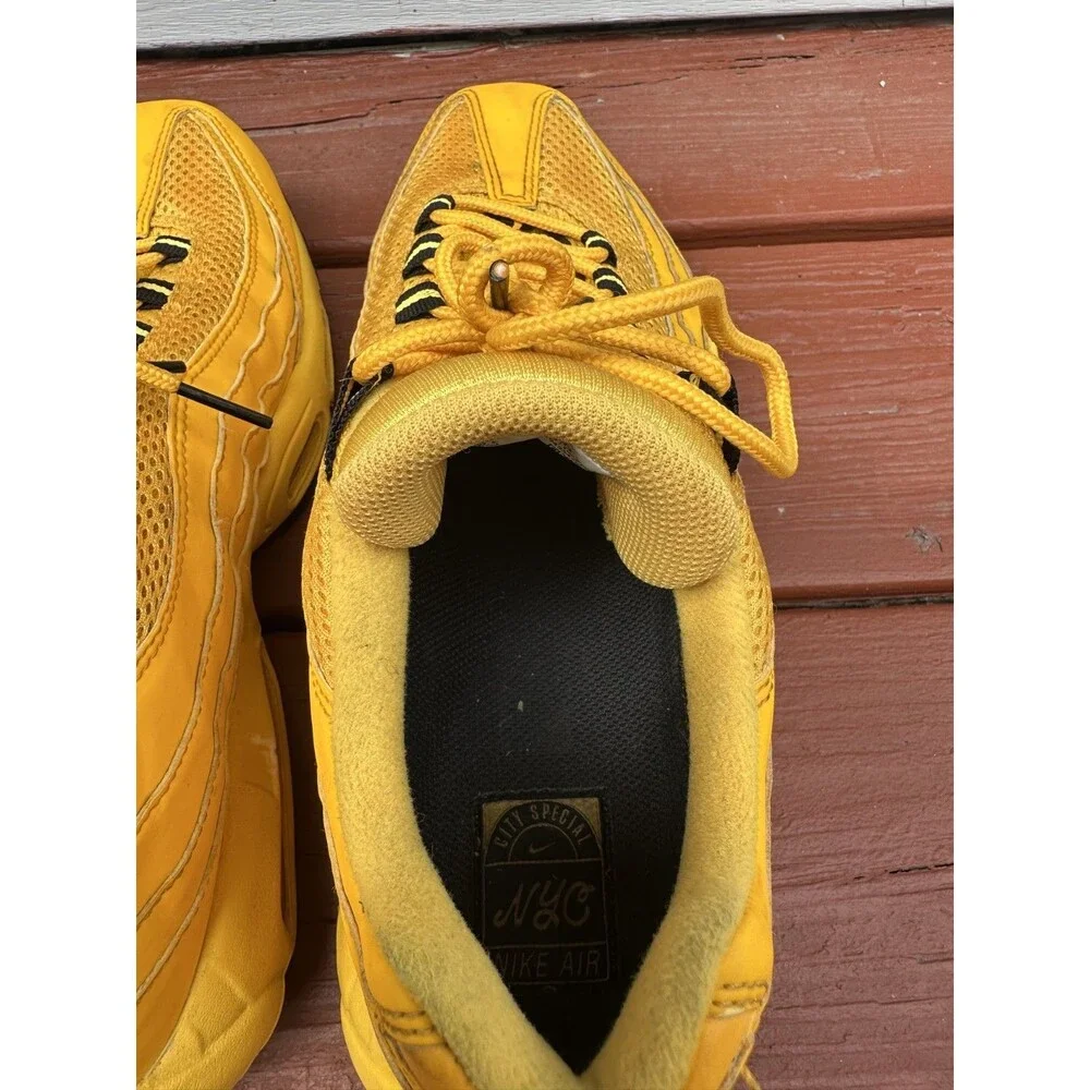 Nike Air Max 95 City Special Yellow Taxi Mens Size 10.5 Sneakers USED FLAWS